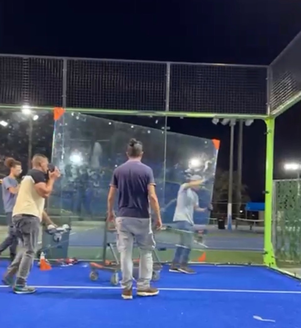 Glass panel installation