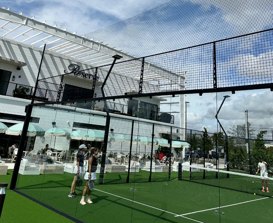 Stop ball net close-up