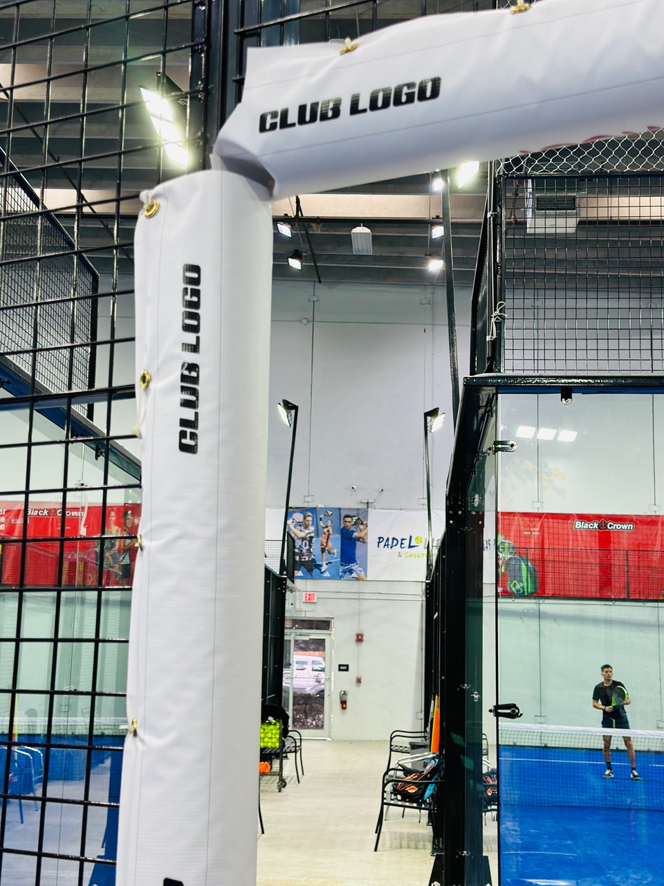 Entrance safety padding