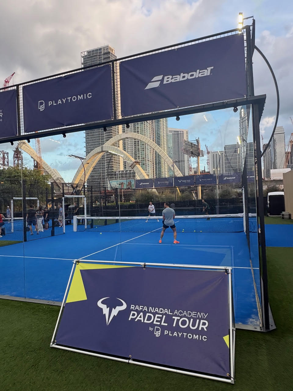 Premium padel venue branding