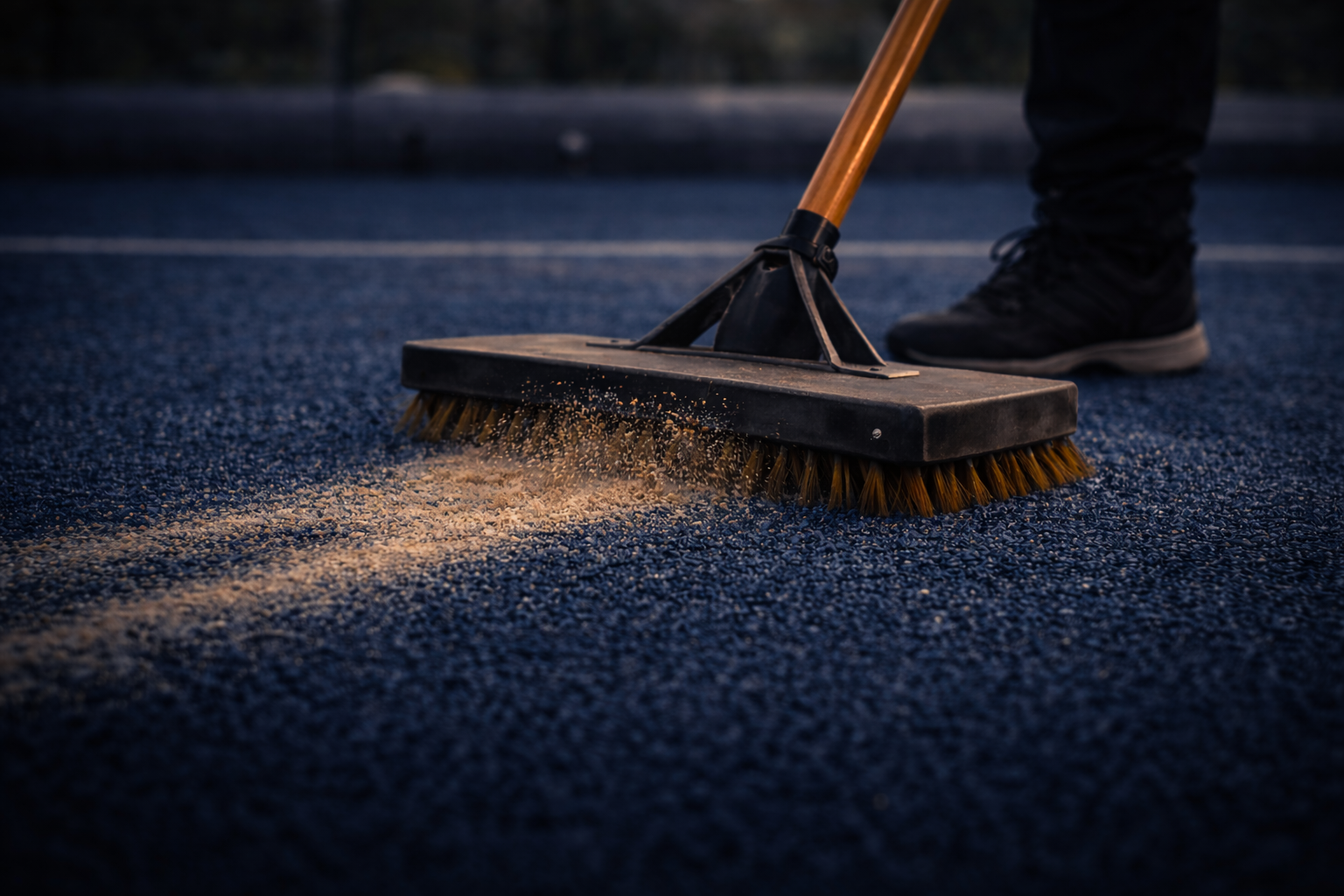 Padel turf maintenance detail